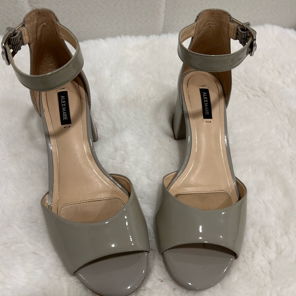 Alex Marie Women's Taupe Heeled Sandals